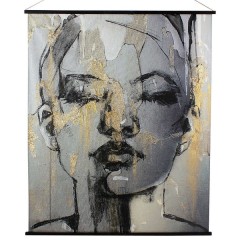 VICKY BLACK GOLD WALL PRINT 